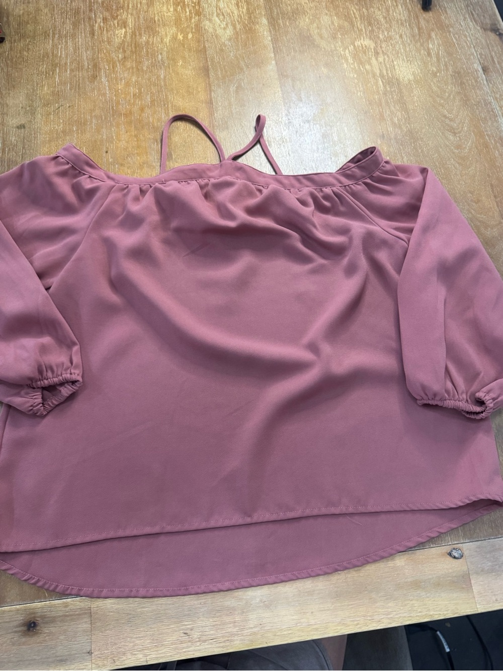 GB girls Mauve Off-Shoulder Blouse